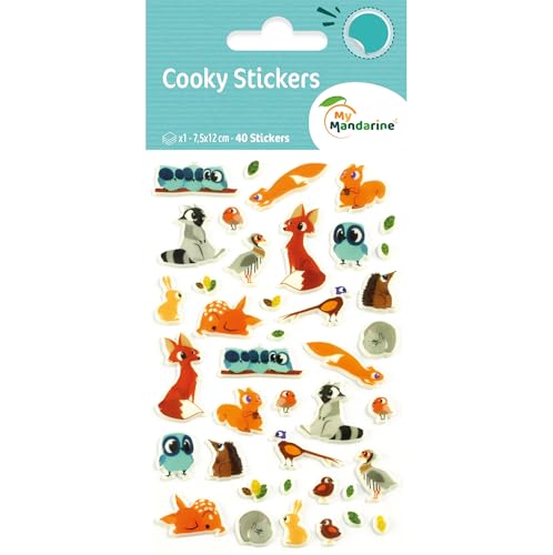MY MANDARINE CY081Cpack - GOMMETTES 3D Cooky - LOT DE 10... - Bricolage & Outils Amazon France à 9.72€