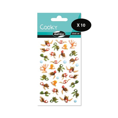 MY MANDARINE CY121Cpack - Packung mit 10 Stickerbögen 3D... - Maison & Cuisine Amazon Allemagne à 6.94€