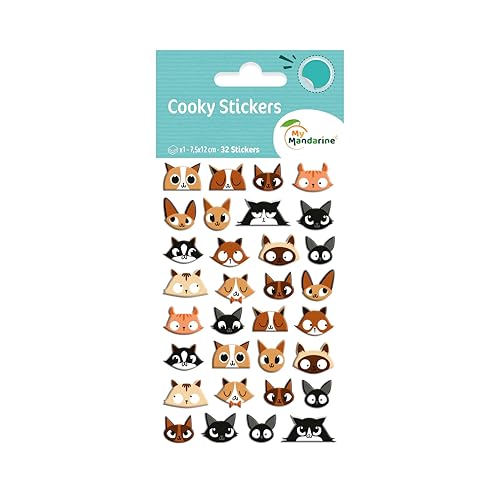 MY MANDARINE CY032Opack - Packung mit 10 Stickerbögen 3D... - Pet Supplies Amazon Germany à 8.35€