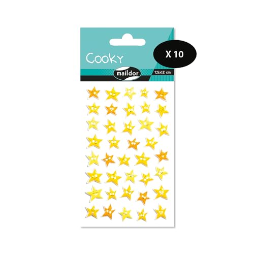 MY MANDARINE CY106Cpack - GOMMETTES 3D Cooky - LOT DE 10... en promo à 10,37€ (-37%) sur Amazon FR