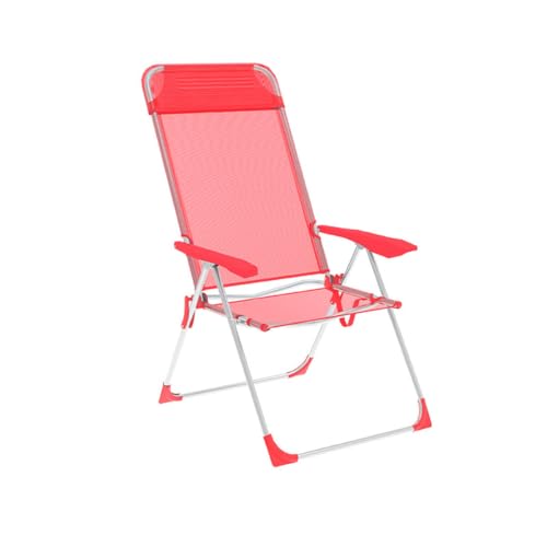Marbueno Folding Chair Coral 69 x 110 x 58 cm - Maison & Cuisine Amazon Royaume-Uni à 41.68€