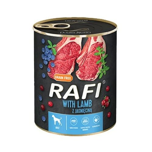 Dolina Noteci Nourriture Humide Rafi 800 g Agneau - Animalerie Amazon France à 3.38€