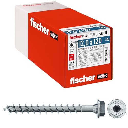 Fischer Viti per Legno e Costruzioni PowerFast FPF II HWTF... - Pet Supplies Amazon Italy à 32.20€