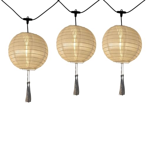 Lumisky Guirlande lumineuse solaire 10 abat-jour lampions... - Maison & Cuisine en promo à 89.99€