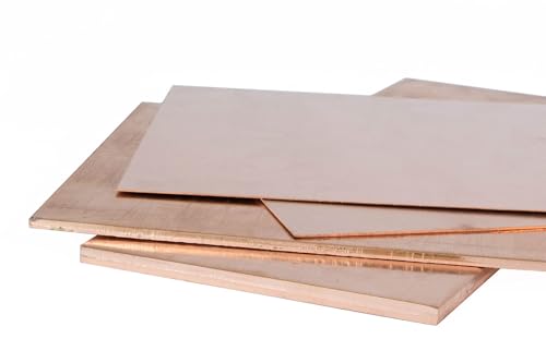 Lámina de cobre 0.6mm Cu 99.9% Placas 100x100mm de cobre... - Bricolage & Outils Amazon Espagne à 3.87€