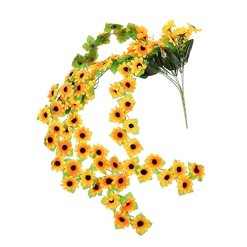 Cabilock String Simulated Sunflower Rattan Decorations... - Jardin & Extérieur Amazon Royaume-Uni à 7.89€
