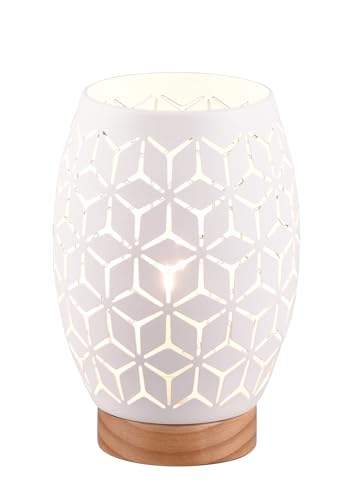 Reality Lampe de table Bidar R51571031, métal blanc mat... - Maison & Cuisine Amazon France à 18.98€
