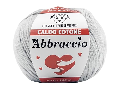 caldo cotone Abbraccio - 50g - 165m, 50% puro cotone - 50%... - Loisirs Créatifs Amazon Italie à 2.50€