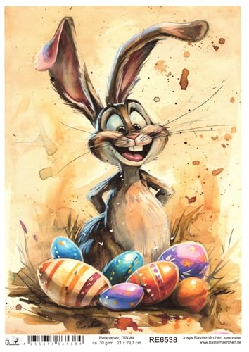 Josys Bastelmärchen Reispapier A4 Strohseide Decoupage... - Loisirs Créatifs Amazon Allemagne à 1.99€