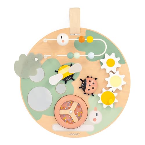 Janod - Panneau d'Activités Sweet Cocoon - 7 Activités... - Jouets & Jeux Amazon France à 25.00€
