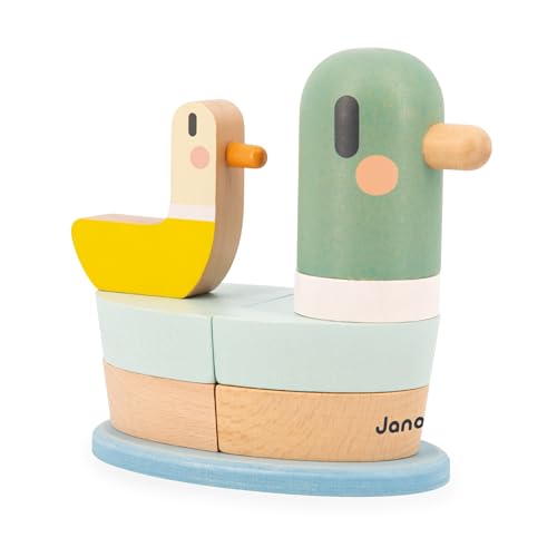 Janod - Empilable Canard Sweet Cocoon - 7 Pièces en Bois... - Jouets & Jeux Amazon France à 7.50€