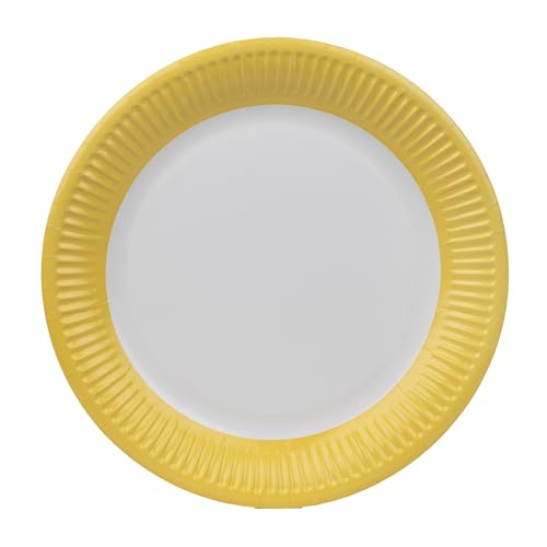 Talking Tables Gelbe gestreifte Pappteller für Geburtstag... - Home & Kitchen Amazon Germany à 3.56€