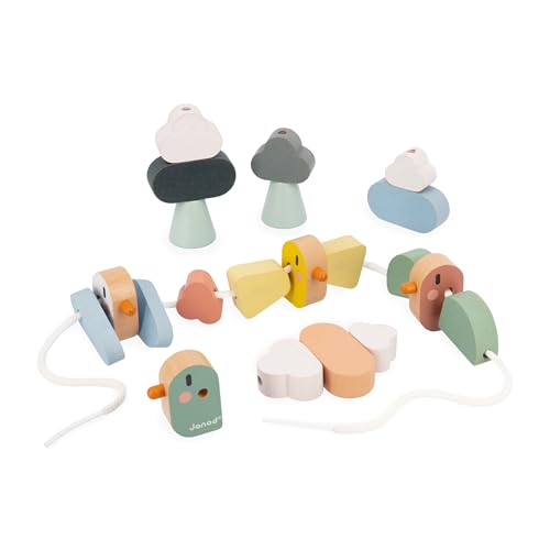 Janod - Perle da Infilare Sweet Cocoon - 21 Perle... - Jouets & Jeux Amazon Italie à 7.50€