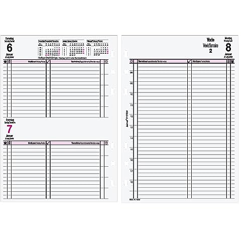 bind Agenda 2025, formato DIN A5, agenda giornaliera, 1... - Fournitures Bureau Amazon Italie à 10.04€