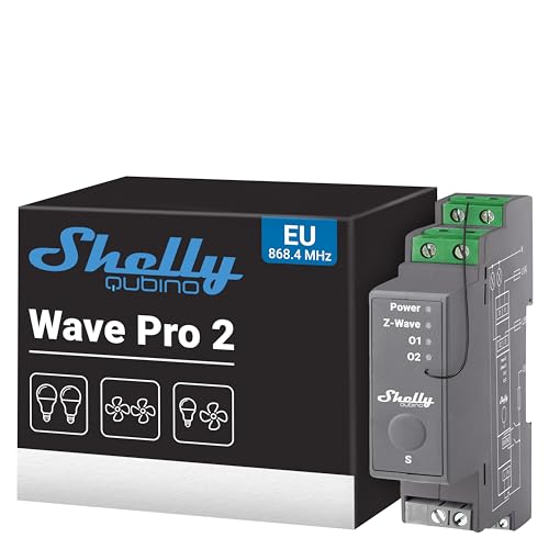 Shelly Wave Pro 2- Interruptor Profesional | 2 Canales | En... - Auto & Motorcycle Amazon Spain à 61.01€