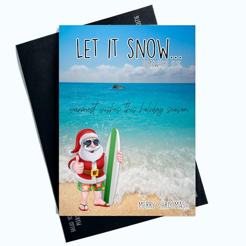 Peachy Antics Carte de Noël humoristique avec inscription «... - Auto & Moto Amazon France à 5.79€