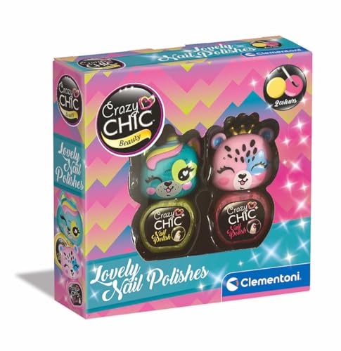 Clementoni Crazy Chic - Lovely Nail Polishes, Set per... - Jouets & Jeux Amazon Italie à 3.49€