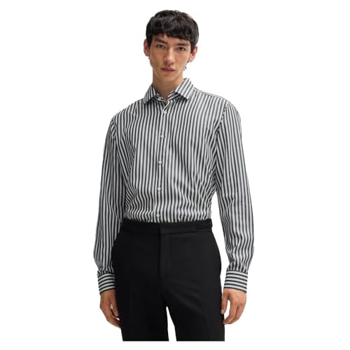 HUGO Valerio, Camisa Hombre, Black1, - Mode & Vêtements en promo à 22.67€