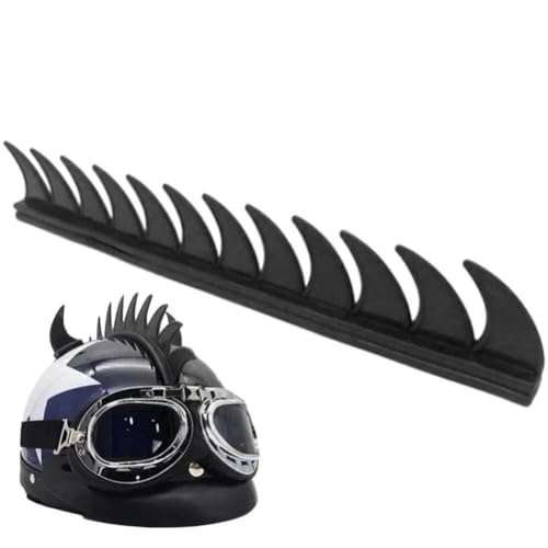 Luxylei Casco Universale Adesivo Mohawk Casco Gomma Morbida... - Mode & Vêtements en promo à 4.99€