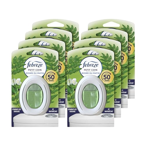 Febreze Petit Coin, Désodorisant WC En Continu (7.5ml x8)... - Beauté & Parfums Amazon France à 19.00€