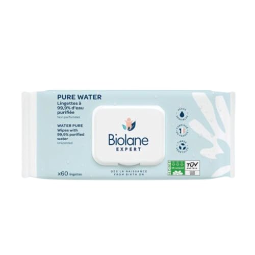 Biolane Expert Change Pure Water Lingette 99,9% d'Eau... - Bébé & Puériculture en promo à 3.38€