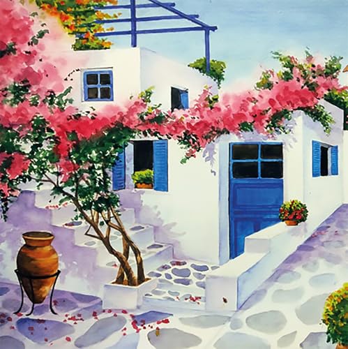 Lot de 20 serviettes en papier avec motif Maison de Grèce... - Maison & Cuisine Amazon France à 2.95€