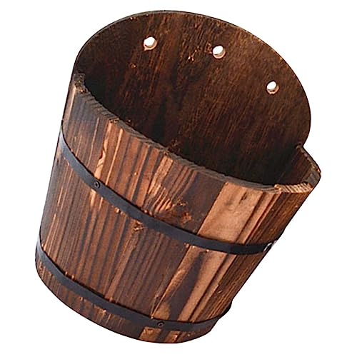 VANZACK Fioriera a Botte di Legno Retrò per Piante Grasse... - Jardin & Extérieur en promo à 38.29€