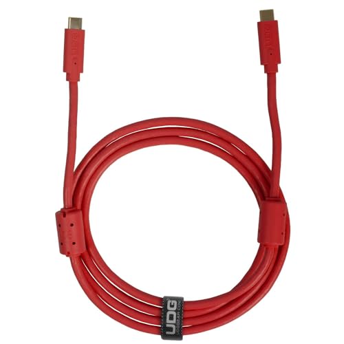 UDG Ultimate Audio Cable USB 3.2 C-C Rojo Recto 1,5 m - High-Tech & Électronique en promo à 21.75€