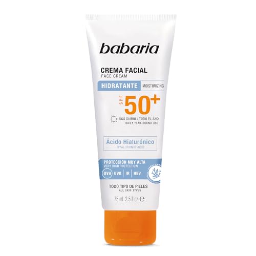 Babaria - Crema Solare Viso SPF50+ Idratante con Acido... - Bricolage & Outils Amazon Italie à 10.74€