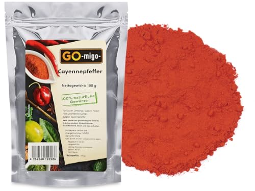 100g Cayenne Pfeffer gemahlen Cayennepfeffer Chili Pulver... - Épicerie Amazon Allemagne à 2.50€