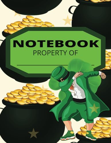 Leprechaun Pot of Gold Notebook: With Shamrock Design on... - Maison & Cuisine en promo à 6.12€