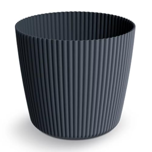 Prosperplast Milly Round Vertical Stripe Flower Pot for... - Jardin & Extérieur Amazon Royaume-Uni à 1.21€