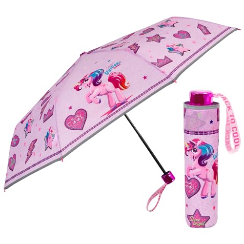 PERLETTI Paraguas Plegable Unicornio para Niña - Mini... - Toys & Games Amazon Spain à 9.99€