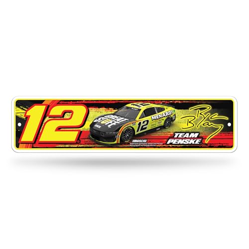 Rico Industries NASCAR Racing Ryan Blaney No. 12 - Letrero... - Auto & Moto Amazon Espagne à 14.73€
