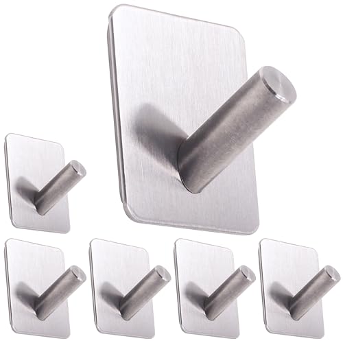 RICOO 6 x Edelstahl Haken selbstklebend MH021-6 Klebehaken... - Maison & Cuisine Amazon Allemagne à 6.77€