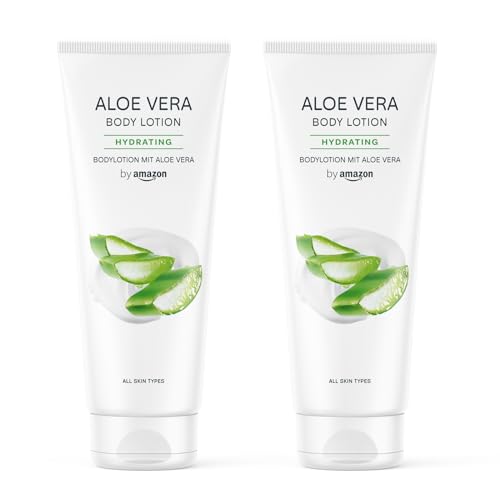 by Amazon Lotion pour le corps à l'aloe vera 2 x 250 ml - Beauté & Parfums en promo à 4.99€