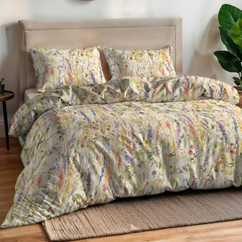 Italian Bed Linen Bettbezug Aurora mit Digitaldruck, Vera... - Home & Kitchen Amazon Germany à 16.59€