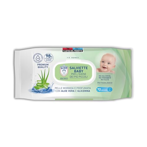 Dr. Protec, Salviette Baby ALOE, 1 confezione da 72... - Bébé & Puériculture Amazon Italie à 0.98€