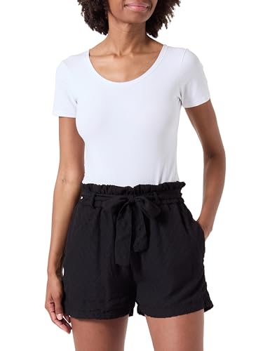 Vila Pantalones Cortos para Mujer Vimichelle HW Ka, Negro... - Deal du jour à 9.60€