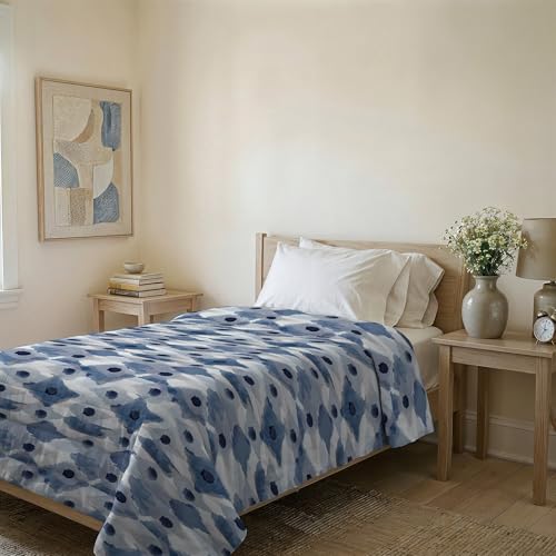Basic Couette d'été en Microfibre imprimée, Calypso... - Auto & Motorcycle Amazon France à 16.46€