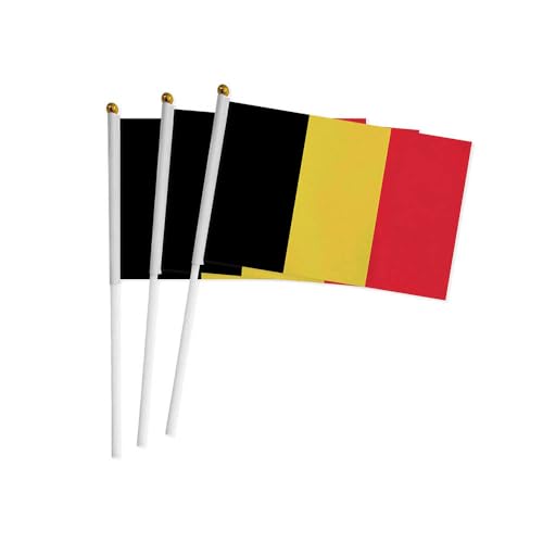 Pandiui23 20 Drapeaux à manivelle de la Belgique pour la... - Sports & Fitness Amazon France à 7.99€