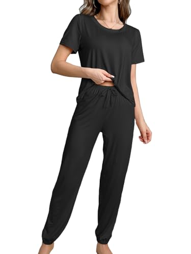 Bunanphy Conjunto de pijama de manga corta para mujer, 2... - Maison & Cuisine Amazon Espagne à 16.19€