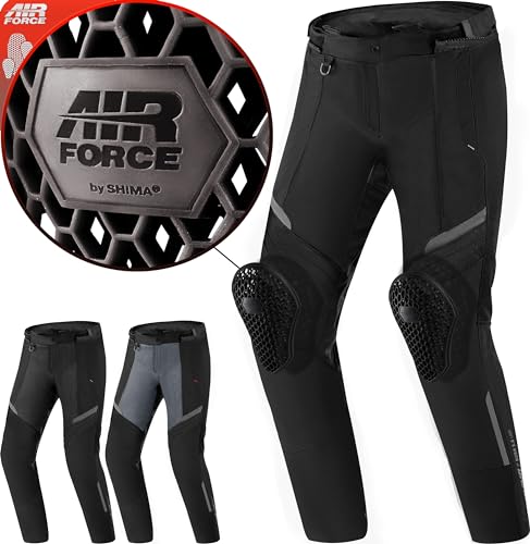 Shima Rush Pantalon Moto Femme Homologué Genouillères... - Maison & Cuisine Amazon France à 116.10€