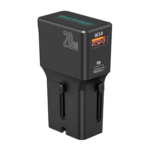 OVERMUST Travel Wall Charger - Universal-Reiseadapter mit... - High-Tech & Électronique Amazon Allemagne à 8.45€
