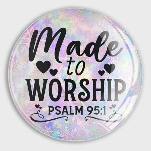 luckluccy Made To Worship Psalm 95 Kühlschrankmagnete für... - Maison & Cuisine Amazon Allemagne à 3.43€