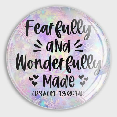 luckluccy Fearfully And Wonderfully Made Kühlschrankmagnete... - Fournitures Bureau Amazon Allemagne à 3.43€