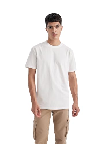 DeFacto V7699az Camiseta, Blanco Crudo, M Hombres - Amazon Espagne à 7.65€