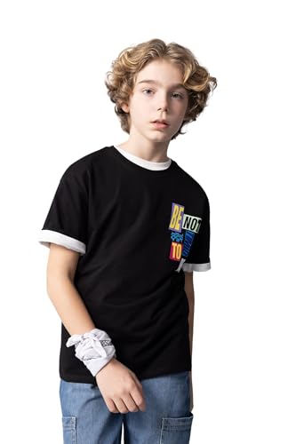 Camiseta DeFacto para niños - Camiseta moderna y de alta... - Jouets & Jeux en promo à 5.32€