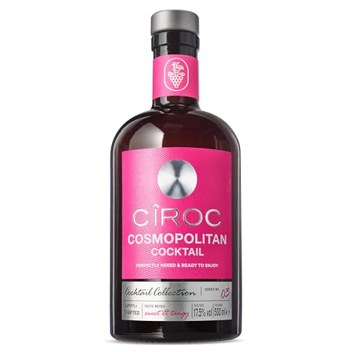 Cîroc Vodka Cosmopolitan Cocktail Drink, 17,5 % vol, 50cl... - High-Tech & Électronique en promo à 9.74€