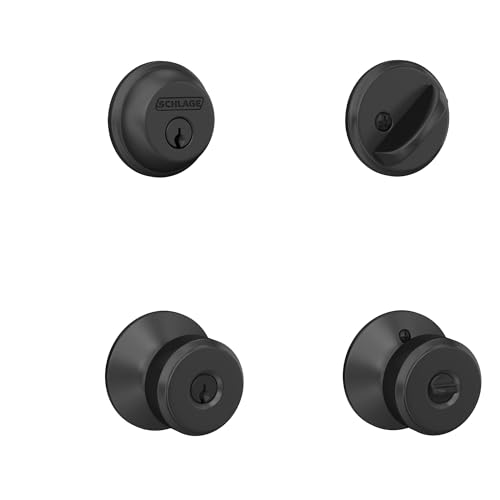 Schlage FB50N G BWE 622 Pêne dormant monocylindre et bouton... - Bricolage & Outils Amazon France à 38.60€